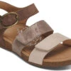 Aetrex Women's Lilly Adjustable Quarter Strap Sandal 2 Aetrex Women's Lilly Adjustable Quarter Strap Sandal -Aetrex Store aetrex womens lilly adjustable quarter strap sandal taupe SC562WM 91470.1714057993