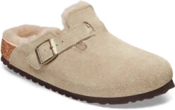 Birkenstock Boston Shearling Lined 14 Birkenstock Boston Shearling Lined -Aetrex Store birkenstock boston shearling taupe sandcastle suede 1028299 88062.1732657156