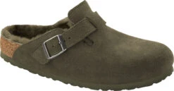 Birkenstock Boston Shearling Lined 15 Birkenstock Boston Shearling Lined -Aetrex Store birkenstock boston shearling thyme suede 1025667 04930.1732657156