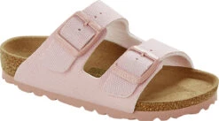 Birkenstock Children's Arizona Vegan 8 Birkenstock Children's Arizona Vegan -Aetrex Store birkenstock childrens arizona vegan soft pink textile 1022313 14189.1686255378