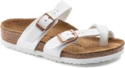 Birkenstock Children's Mayari 11 Birkenstock Children's Mayari -Aetrex Store birkenstock childrens mayari white birko flor 1020180 88854.1644286995