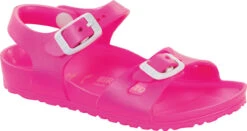 Birkenstock Children's Rio Essentials 12 Birkenstock Children's Rio Essentials -Aetrex Store birkenstock childrens rio essentials neon pink eva 126163 96440.1644859929