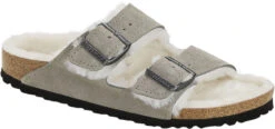 Birkenstock Arizona Shearling Lined 15 Birkenstock Arizona Shearling Lined -Aetrex Store birkenstock unisex arizona shearling lined stone coin natural suede 1017403 90980.1645837499