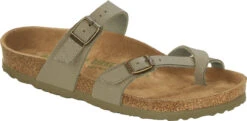 Birkenstock Women's Mayari Vegan 12 Birkenstock Women's Mayari Vegan -Aetrex Store birkenstock womens mayari vegan faded khaki birkibuc 1018486 22383.1657899282