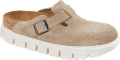 Birkenstock Women's Papillio Boston Chunky 16 Birkenstock Women's Papillio Boston Chunky -Aetrex Store birkenstock womens papillio boston chunky warm sand suede leather 1026176 65597.1758311304