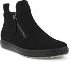 ECCO Women's Soft 7 Zip Bootie 8 ECCO Women's Soft 7 Zip Bootie -Aetrex Store ecco womens soft 7 zip bootie black 47031351052 12539.1642784707