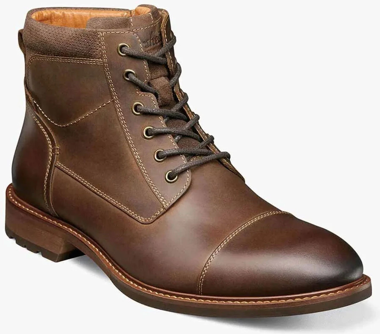 Florsheim Lodge Cap Toe Lace Up Boot 4 Florsheim Lodge Cap Toe Lace Up Boot - Image 2