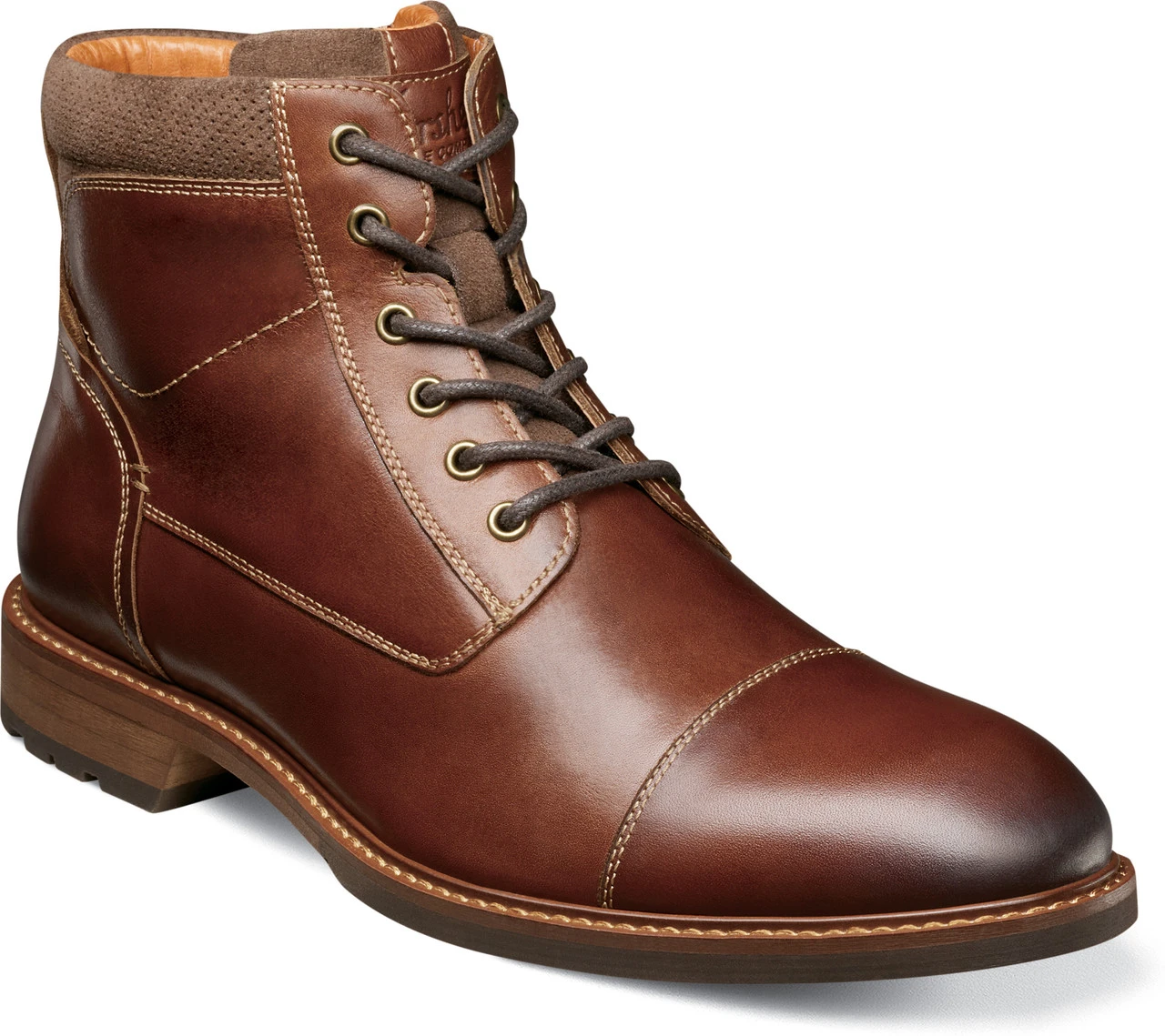 Florsheim Lodge Cap Toe Lace Up Boot 5 Florsheim Lodge Cap Toe Lace Up Boot - Image 3