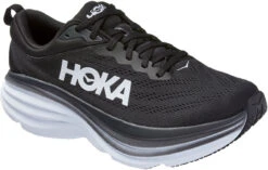 Hoka Men's Bondi 8 19 Hoka Men's Bondi 8 -Aetrex Store hoka mens bondi 8 black white 1123202 bwht 52789.1745426713