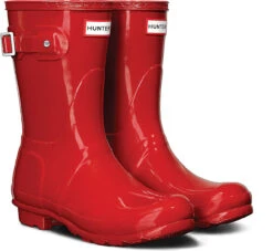 Hunter Women's Original Short Gloss Rain Boot 13 Hunter Women's Original Short Gloss Rain Boot -Aetrex Store hunter womens original short gloss military red wfs1000rgl mlr 29944.1536966688