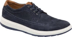 Johnston & Murphy Elliston Wingtip 7 Johnston & Murphy Elliston Wingtip -Aetrex Store johnston murphy mens elliston wingtip navy suede 25 3097 46036.1567721392