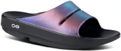 Oofos Women's OOahh Luxe Slide Sandal 8 Oofos Women's OOahh Luxe Slide Sandal -Aetrex Store oofos womens ooahh luxe slide sandal midnight spectre 1101mdnhtspec 40871.1744393259