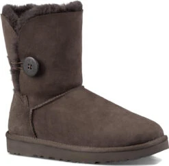 UGG Women's Bailey Button II 11 UGG Women's Bailey Button II -Aetrex Store ugg bailey button ii chocolate 1016226 cho 59244.1568902872