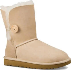 UGG Women's Bailey Button II 15 UGG Women's Bailey Button II -Aetrex Store ugg bailey button ii sand 1016226 san 21228.1568902872