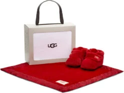 UGG Infants Bixbee And Lovey Blanket 7 UGG Infants Bixbee And Lovey Blanket -Aetrex Store ugg childrens infants bixbee lovey blanket samba red 1094823i sbr 88498.1661585966