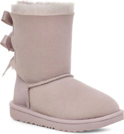 UGG Kids Bailey Bow II 9 UGG Kids Bailey Bow II -Aetrex Store ugg childrens kids bailey bow ii pale smoke 1017394k psk 62468.1732651598
