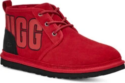 UGG Men's Neumel Graphic Outline 6 UGG Men's Neumel Graphic Outline -Aetrex Store ugg mens neumel graphic outline samba red black suede 1130715 srbs 44128.1659641551