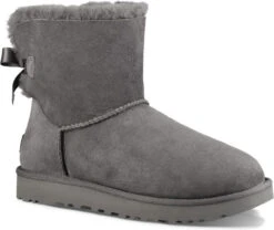 UGG Women's Mini Bailey Bow II 9 UGG Women's Mini Bailey Bow II -Aetrex Store ugg women mini bailey bow ii grey 1016501 grey 15968.1727817807