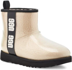 UGG Women's Classic Clear Mini 18 UGG Women's Classic Clear Mini -Aetrex Store ugg womens classic clear mini natural black 1113190 nblc 04748.1638054098