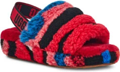 UGG Women's Fluff Yeah Slide Cali Collage 9 UGG Women's Fluff Yeah Slide Cali Collage -Aetrex Store ugg womens fluff yeah slide cali collage red 1118164 red 40400.1620432827