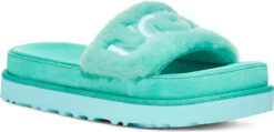 UGG Women's Laton Fur Slide 12 UGG Women's Laton Fur Slide -Aetrex Store ugg womens laton fur slide tide pool 1111236 tdp 85226.1646258758