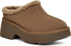 UGG Women's New Heights Cozy Clog -Aetrex Store ugg womens new heights cozy clog hickory 1162510 hck 33839.1730734560